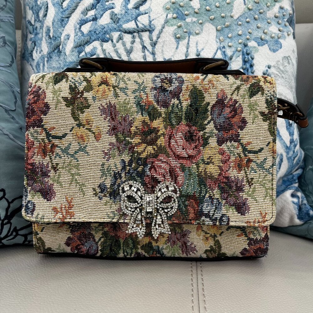 Brand New Aldo Tapestry Handbag